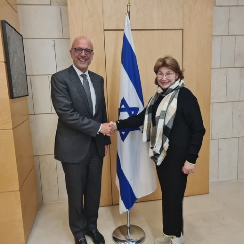 Ted Deutch et Yaël German, Ambassadrice d'Israël en France